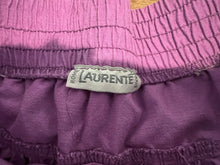 Load image into Gallery viewer, Experience the elegance and quality of our Vintage Laurente&#39; Skirt in gorgeous purple. Featuring a stylish pull-on design and convenient pockets, this skirt is also made with a stretch fabric for maximum comfort. With a flat waist of 30 inches, roomy h...