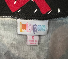 Load image into Gallery viewer, This size small Lularo Shape Skirt features a vibrant geometric print that stretches to fit larger sizes as well (bonus!). When measured flat, it boasts a 28&quot; waist, 34&quot; hips, and is 24&quot; in length. Get ready to turn heads with this playful and versatil...