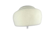 Load image into Gallery viewer, Add a retro touch to your wardrobe with this 1960&#39;s vintage wool Breton hat. Designed by Sharon Originals, it includes a satin bow ribbon and is Union Made. The 6 1/2 inch crown adds a touch of elegance.