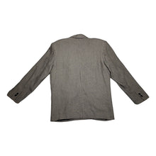 Load image into Gallery viewer, Introducing the Vintage Index Men Blazer, a medium brown micro houndstooth 3-button blazer with a timeless appeal. This blazer boasts a flat chest measurement of 40 inches, sleeve length of 25 inches, and an overall length of 31 inches, making it a per...