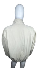 Load image into Gallery viewer, Vintage Beige, lace and pearl embellished casual jacket Measured Flat Chest - 32&quot; Sleeve - 24&quot; Length - 29&quot;