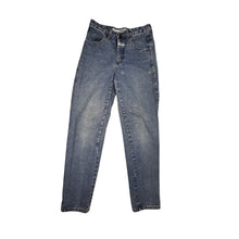 Load image into Gallery viewer, Experience a one-of-a-kind find with these Rare Vintage Marithe&#39; Francois Girbaud Jeans! With a high-waisted silhouette and measurements of 28&quot; waist, 32&quot; hips, 29&quot; inseam, and 41&quot; length, these jeans are a must-have for your stylish wardrobe. Don&#39;t mi...