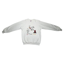 Load image into Gallery viewer, This is a Vintage Jerzeez see Jane jump sweatshirt.     Measured Flat   Length - 24&quot;  Sleeve - 38&quot;   