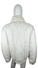 Load image into Gallery viewer, Experience adventure and comfort with our exceptional Vintage All Around The World Casual Club Coat. This outdoor white puff coat features a pop-up neck and snap button wrist, providing adjustable comfort for all your travels. Measured Flat Chest: 42&quot;,...
