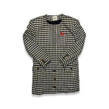 Load image into Gallery viewer, Vintage Plaid Leslie fay blazer with a red permanent hankerchief in the pocket.   Measured Flat   Chest - 38&quot;  Sleeve - 22&quot;  Length - ﻿31&quot;   